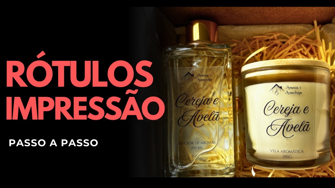 COMO PREPARAR AS ETIQUETAS PARA SUAS VELAS