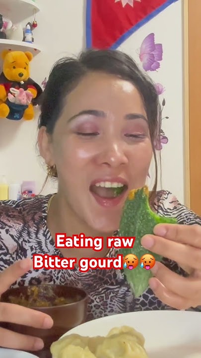 eating Raw Bitter Gourd highlights YouTube eating-raw-bitter-gourd-highlights-youtube
