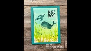 How-to tutorial- Watercolor background with water painters, ink pads and watercolor paper