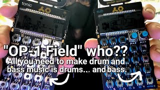 Pocket Operators | OP-1 Field who Minimal drum & bass with PO-14 Sub and PO-32 Tonic | Jungle DnB