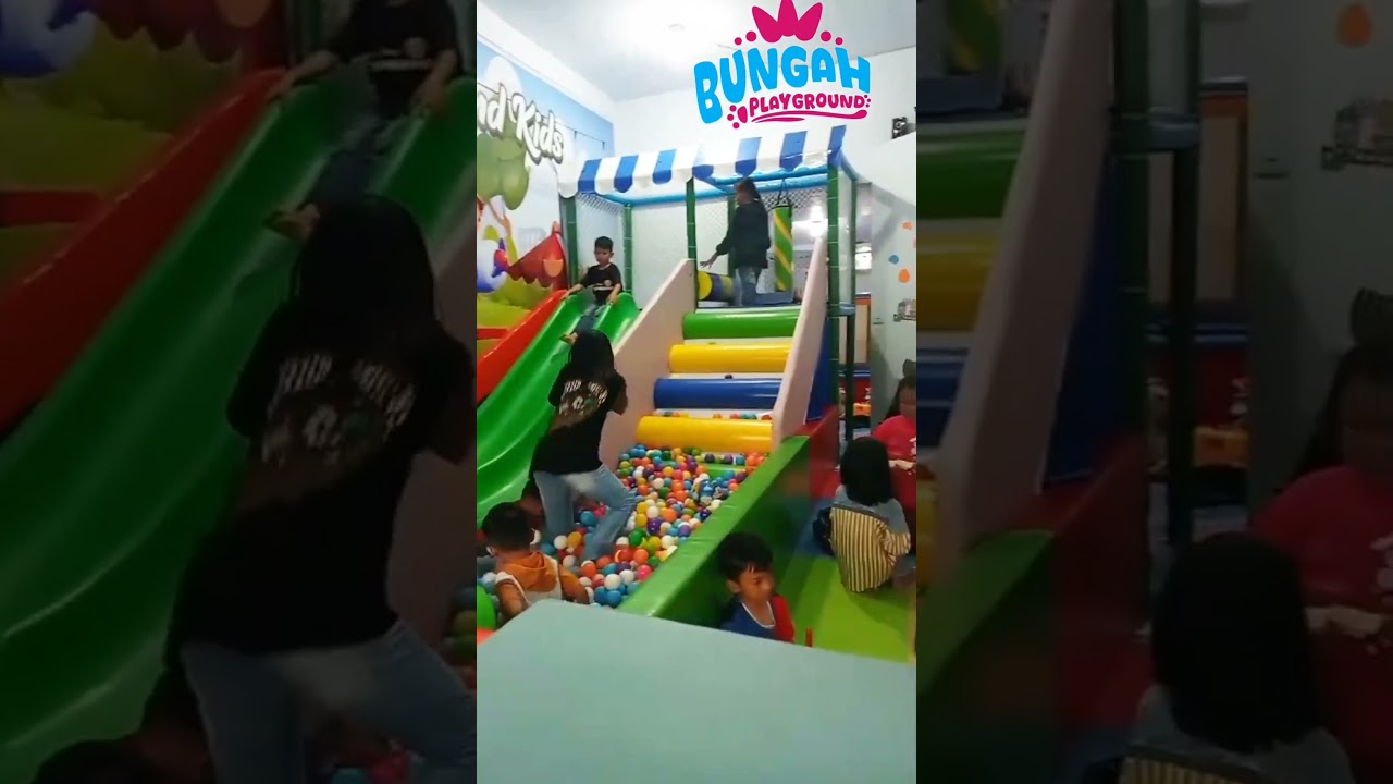 pembuatan playground indoor. bermain playground .