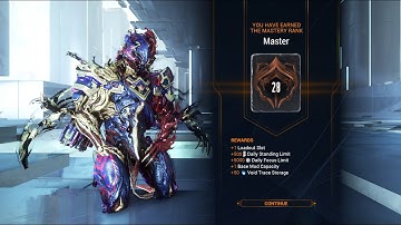 [Warframe] Mastery Rank 28 Test (2025)