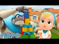 Playdate Problems | ARPO | Nursery Rhymes &amp; Cartoons for Kids | Moonbug