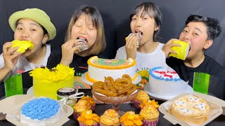 CAKE LOVERS SPECIAL MUKBANG | with subscribers | Aeri’s Cake & Cookies | Meitei Mukbang