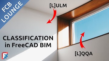 Classification of Objects in FreeCAD BIM