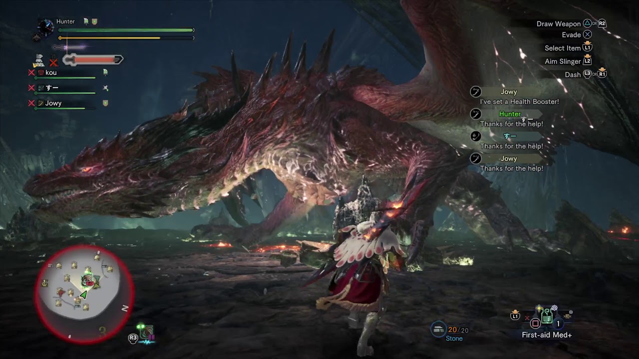 MHW Iceborne (2019) The Red Dragon (Slay Safi'jiiva) 🎥