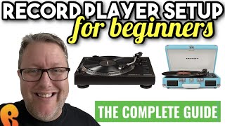 Record Player Setup For Beginners! The Complete Guide! #vinyl #records #howto