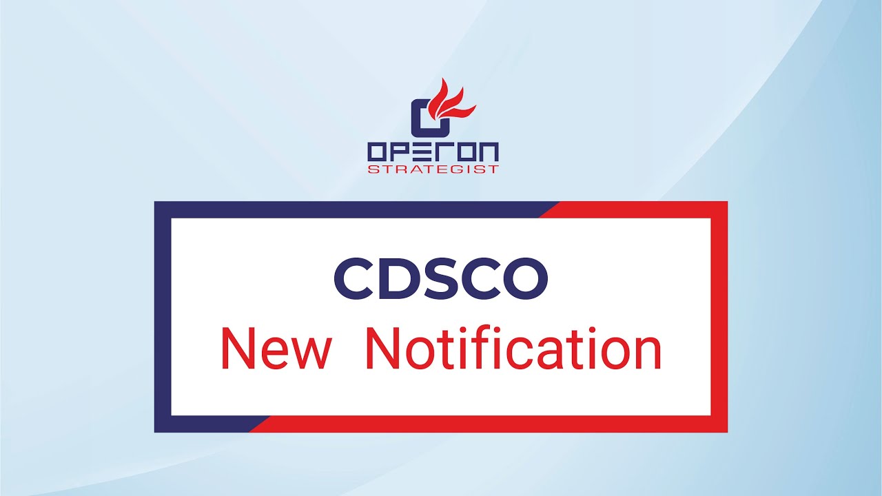 CDSCO Notification for Class A Nonsterile and Non measuring Medical