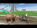 Franklin Giant Elephant Attack Zombie Dinosaur Funny Gameplay Indian Bikes Driving 3d 