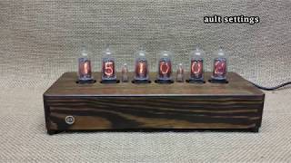 Resetting the vintage-retro nixie clock