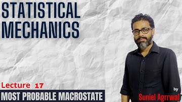 Statistical Mechanics:  MOST PROBABLE MACROSTATE