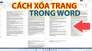 Cách Xóa Trang Trong Word | Cách Xóa 1 Trang Trong Word