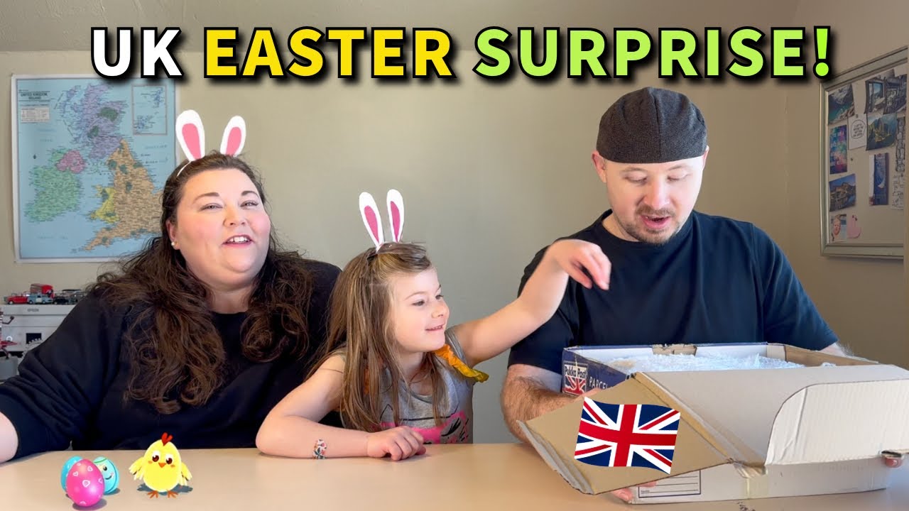 Opening Surprise Easter Gifts From the UK! - YouTube