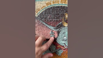 The last piece|jigsaw puzzle ravensburger|oddly satisfying|#satisfying #jigsawpuzzle #puzzle #shorts