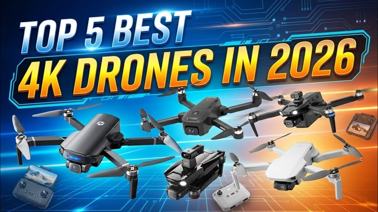 Top 5 Best 4K Drones in 2026 – High-Quality Aerial Camera Guide! - YouTube