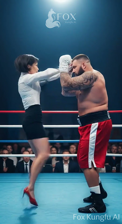 Chinhao Kung Fu Beauty STUNS Muscular Fighter with Epic Knockout! | Fox Kung Fu AI