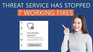 How to Fix Threat Service has Stopped - Restart it now