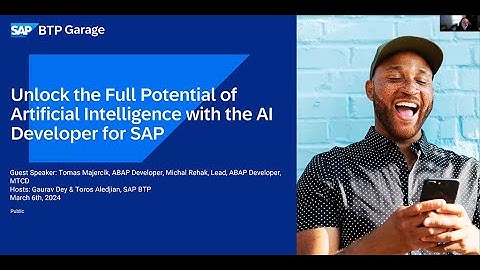 Unlock the Full Potential of Artificial Intelligence w AI Dev. for SAP | SAP BTP Garage March 2024