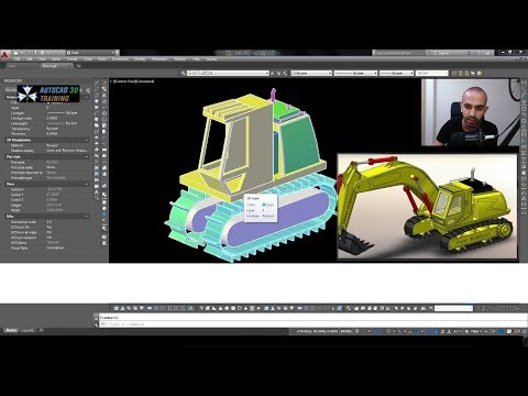 AutoCAD'de 3D Kepçe Çizimi 1. Bölüm