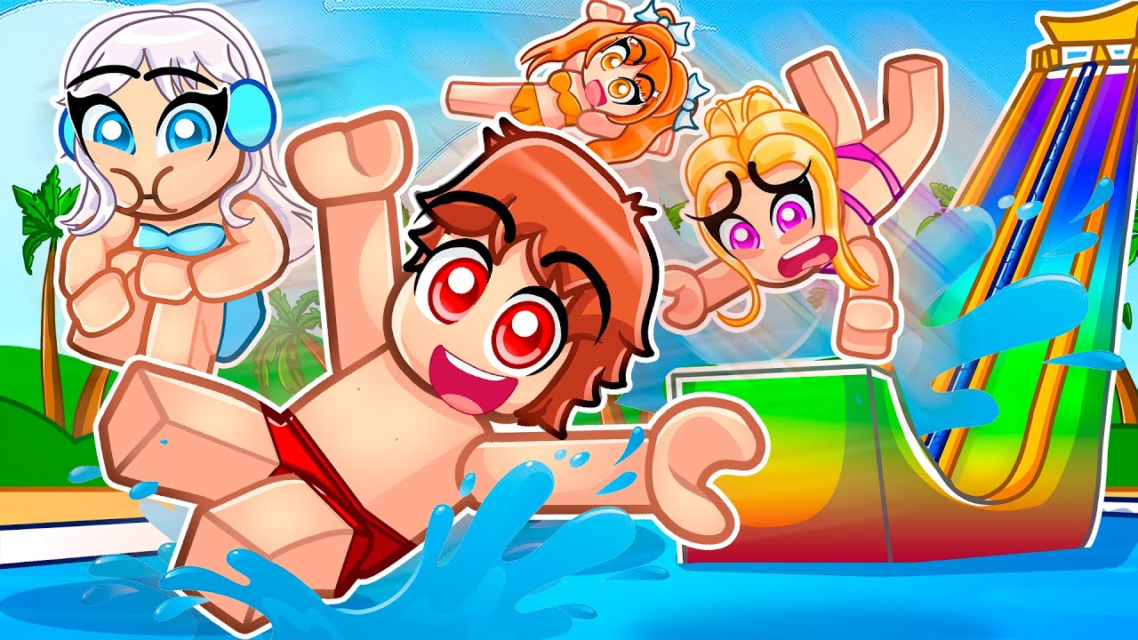 Sliding 7,217,372 MPH on The TALLEST Waterslide With MY CRAZY FAN GIRLS...