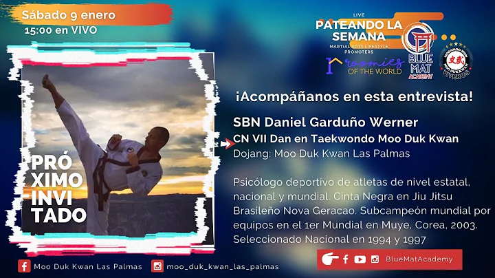 SBN Daniel Garduo en Pateando la Semana #MooDukKwan #BlueMatAcademy