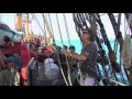Learning the ropes onboard HMB Endeavour