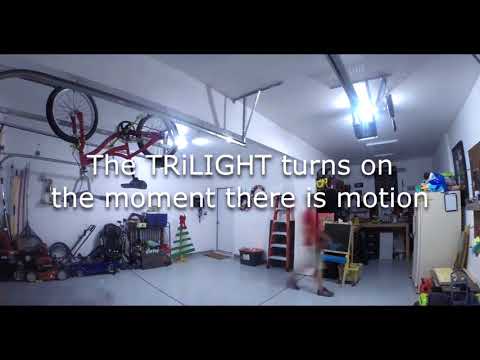 Striker TRiLIGHT Motion Activated Garage Light 3000 Lumens LED Shop Light 