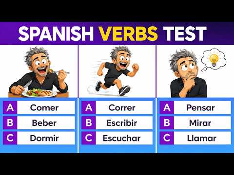 📚 100 Basic Spanish Verbs Everyone Should Know -Spanish Quiz