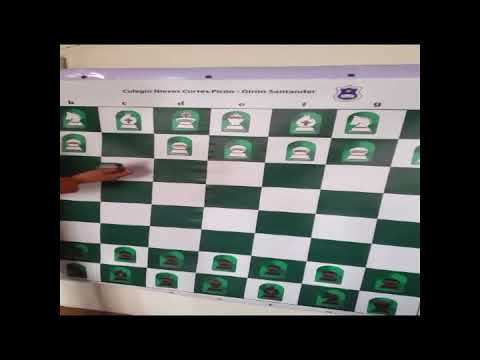 tablero mural de ajedrez Magnético enrollable