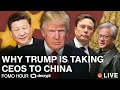 Trump Heads to China With CEOs, Gold's BTC Rotation, Memes Heating Up