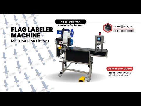 Dartronics Flag Labeling System for Fittings | Wrap Labeling Demo - YouTube