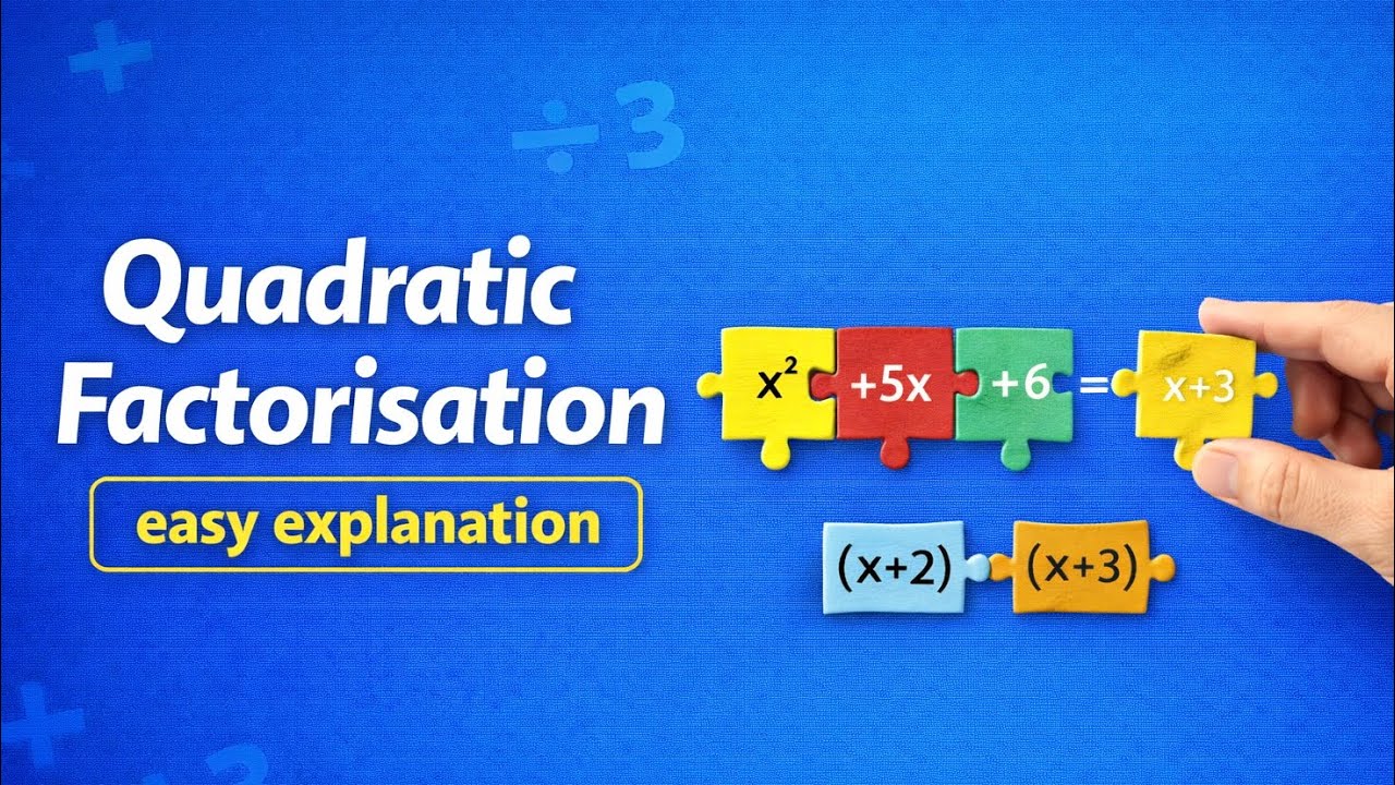 Quadratic Factorisation – Step by Step Maths Tutorial