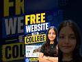Free Website For College 😨 #mhtcet2026 #maharashtraboard #class12 #vedantu #education #freewebsites