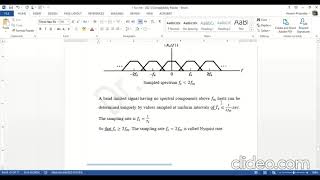 lec7 digital communication - sampling theorem -  part 1