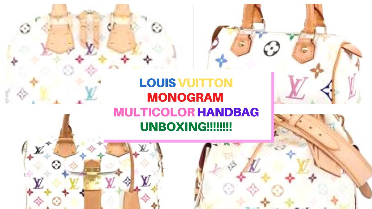 Louis Vuitton Multicolore Monogram Speedy 30 Unboxing 