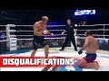 Disqualifications in MMA