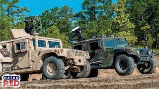 The Army Is Currently Testing the Unmanned M1097 Wingman Vehicle Alongside an M151 Humvee