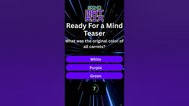 Mind Matrix Trivia 9/10 People Fail 5