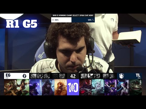 New EG vs TL - Game 5 | Round 1 Playoffs S12 LCS Spring 2022 | Evil Geniuses vs Team Liquid G5