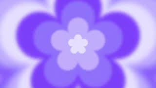 4K 1 Hour Purple Aura Flower Tunnel Loop Aesthetic Background Video Screensaver Screen