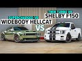 800HP Twin Turbo Shelby F150 vs My Hellcat... BEFORE TURBOS!!