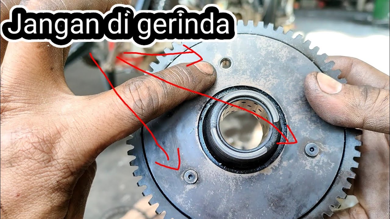 Cara mudah ganti karet kopling Yamaha