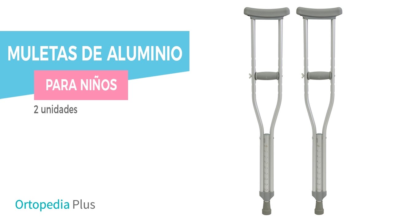 Muleta de aluminio para niños