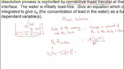Convective Mass Transfer