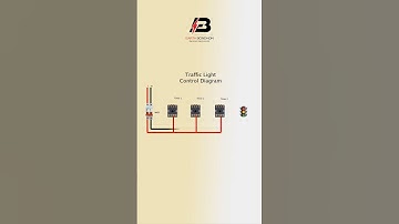 single phase traffic light control wiring diagram with a timer