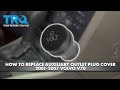 How to replace Auxiliary Outlet Plug Cover 2001-2007 Volvo V70