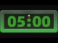 5 Minute Countdown Timer with Alarm (4K Video) | LED Digital Timer | Cool Timer