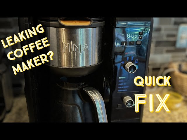 How to Fix a leaking Ninja Coffee maker 