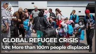 UN: More than 100 million people forcibly displaced in the world
