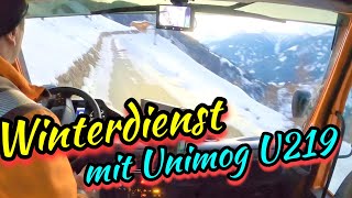 ❄️#winterdienst❄️#schneeräumung❄️Mit Unimog U219 beim streuen